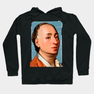 French Philosopher Denis Diderot illustration Hoodie